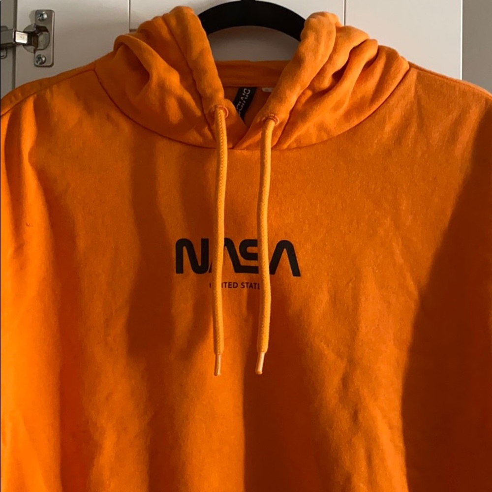 orange nasa sweater